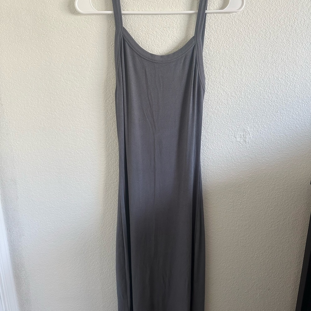 Gray Slimming Dress